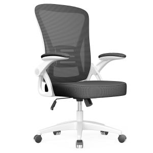 Rattantree silla de oficina ergonómica con soporte lumbar,blanco
