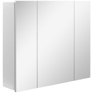Armario de baño 70x15x60 cm mdf color blanco kleankin, hogar - baño