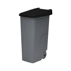 85 l - tapa cerrada | negro | contenedor de basura denox  65, 85 y 110 - d