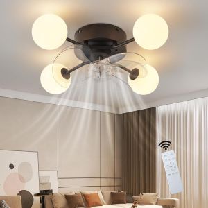 Nettlife ventilador de techo con luz g9 multicolor 50x50