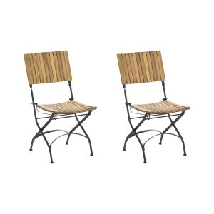 Silla de jardín marrón claro lascari