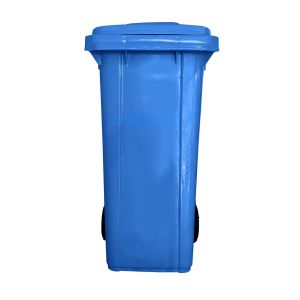 Contenedor de basura reciclables de colores con ruedas 240l | 240 l - azul