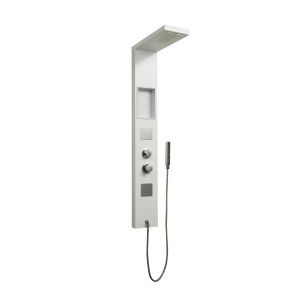 Columna de hidromasaje fabricada en aluminio. Modelo a-851 white