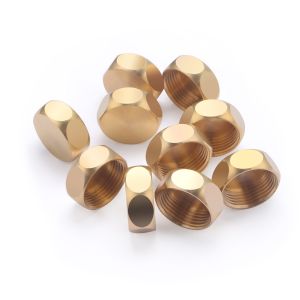 10 tapones hembra de latón 3/4