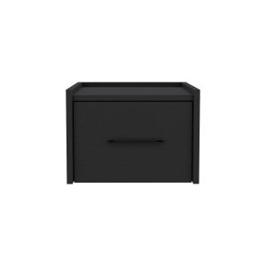 Mesita de noche empotrada moderna, con un cajon.