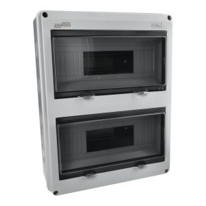 Cuadro eléctrico exterior 24 módulos tapa traslúcida