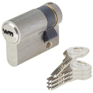 Cerradura de medio cilindro - yale - yc1000+ - 30x10 mm - 6 pines - 4 llave