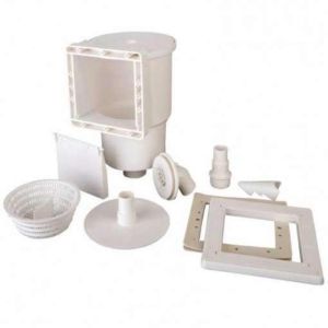 Kit skimmer para piscinas de acero gre - blanco