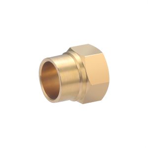 Conector de latón para soldar ø14 - hembra roscada 3/8