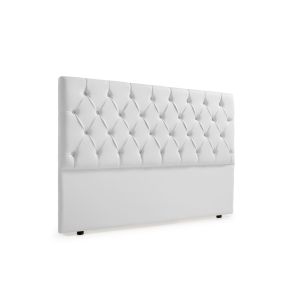 Cabecero tapizado capri polipiel 160x120x12 cm - moonia