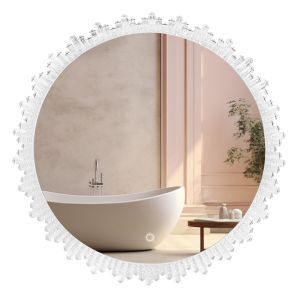 Rea espejo LED 60cm bl807, 60x60x4,5 cm