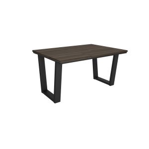 Mesa comedor, 140x90x74cm, roble oscuro rf3801