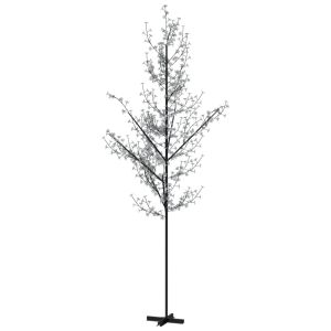 vidaXL árbol LED con flor de cerezo 672 LED blanco cálido 400 cm