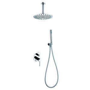 Imex - columna ducha empotrada con grifo cromado
