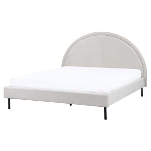 Cama tela margut 160 x 200 cm gris claro
