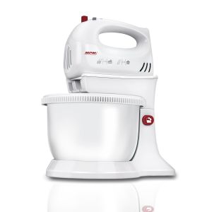 Batidora Amasadora Repostería con Bol 3,4 L, 5 Vel Blanco 750W MPM MMR-16Z