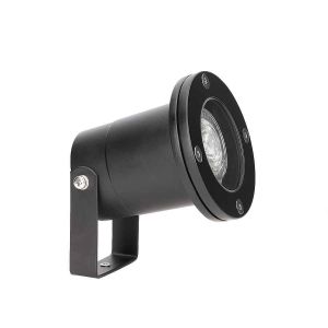 Proyector exterior IP65 modelo Post GU10  Negro  FORLIGHT