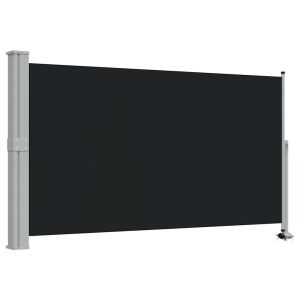 vidaXL toldo lateral retráctil para patio 140x300 cm negro