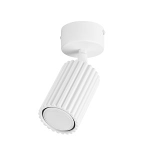 Plafones karbon 1 blanco aluminio 7x18x7cm