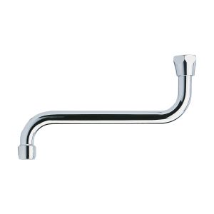 Caño de grifo recto en s para grifo hembra 1/2 x 3/4 - longitud 8