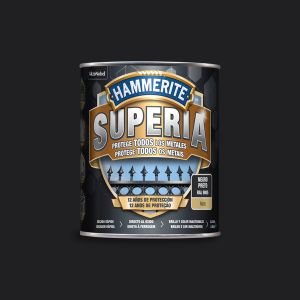 Hammerite superia esmalte antioxidante mate negro 750 ml