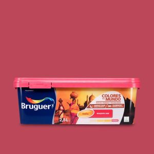 Pintura bruguer colores del mundo india magenta sari 2,5 l