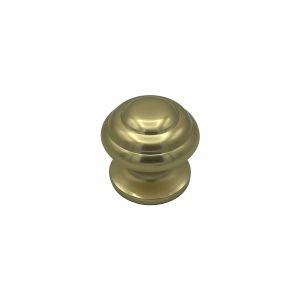 Pomo fijo para puerta, d: 70 mm, color oro con sistema de fijación rápida