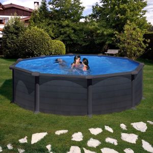 piscina gre redonda kitpr358gy granada color antracita gre
