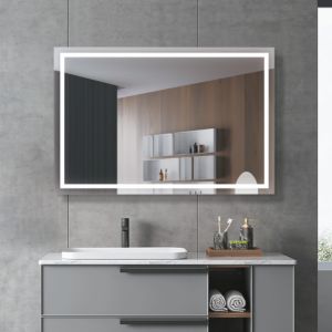 LEDimex - espejo 80x80cm LED retroiluminado serie francia