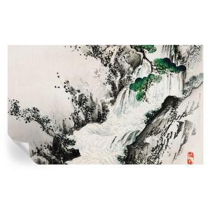 Murales autoadhesivos cascada natural 416x254 tulup