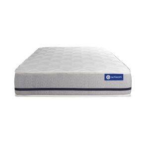 Colchón blanco con látex y espuma viscoelástica 80 x 200