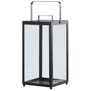 Linterna lepar 53 cm metal negro