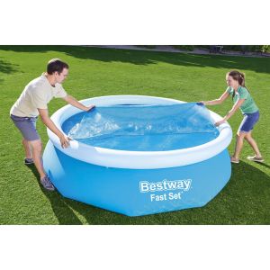 Cobertor solar redondo para piscina desmontable Bestway ø289 cm