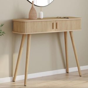 Consola bohemia chic con 2 puertas correderas - 100 cm