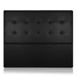 Cabeceros atenea tapizado polipiel negro 220x120 de sonnomattress