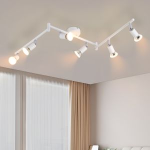 Nettlfe lámpara de techo gu10 blanca 108x8