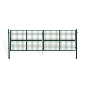 Puerta batiente de malla metálica 4m oLGa a.130cm verde
