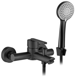 Rea grifo de bañera ontario black, 17,5x15x23,5 cm