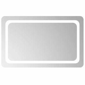 vidaXL espejo de baño con LED 80x50 cm