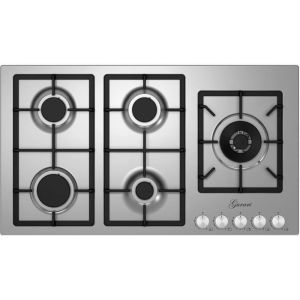 Placa de cocción a gas de 90 cm gurari fq 905 • 5 fuegos • acero inoxidable