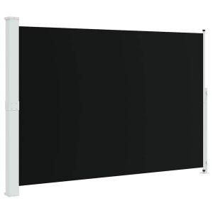 vidaXL toldo lateral retráctil para patio negro 200x300 cm