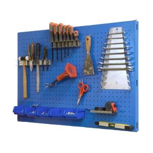 Panel de organización de herramientas 'click panel kit' azul 1200 x 600 mm