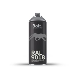 Spray bolt premium acrilico brillante ral 400 ml (ral 9018 blanco papiro)