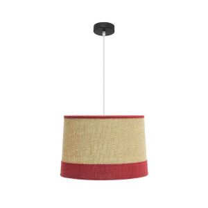 CoLGante tietar 1xE27 saco/rojo regx40x40 cm