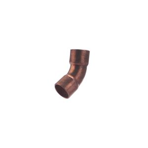 Conexión de cobre para soldar, codo de 45° ø10