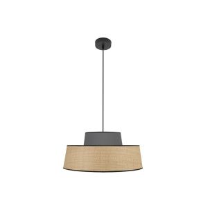CoLGante jia 1xE27 natural/gris regx40x40 cm