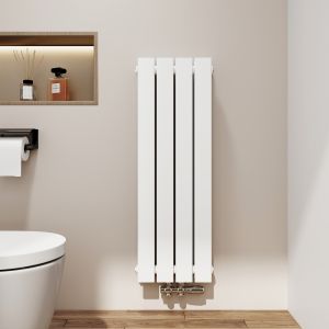 Emke radiador vertical doble capa blanco brillante, 90x30,4 cm, 446w