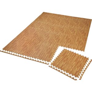 Conjunto de 12 esteras de protección antideslizantes, marrón 61 x 61 cm ud