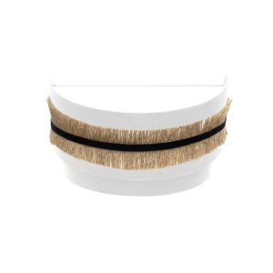 Aplique de pared angola blanco  30cm