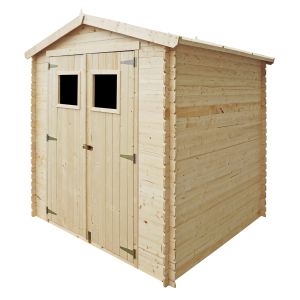 Caseta de madera machihembrada gardiun alexander i - 3,65 m² exterior 196x1